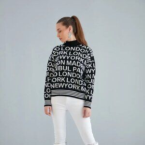 Trendyol "Cities" Sweater